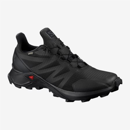 Salomon SUPERCROSS GTX W Womens Trail Running Shoes Black UK TFZY